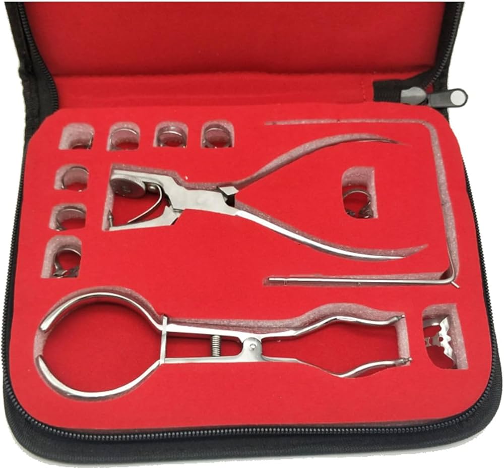 Amazon.co.jp: 歯科用歯内ラバーダムキット、ラバーダムパンチボード