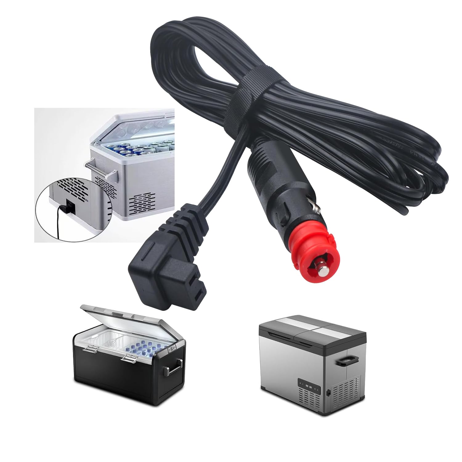 Amazon.co.jp: 車載冷蔵庫 DC電源コードケーブル ポータブル冷凍庫