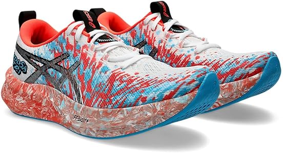 Amazon | ASICS メンズ ヌーサ TRI 16 ランニングシューズ, ホワイト