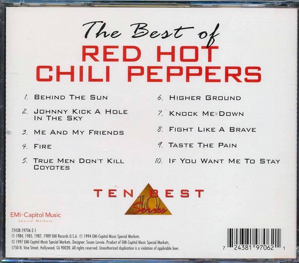 Amazon.com: Best of the Red Hot Chili Peppers: CDs & Vinyl