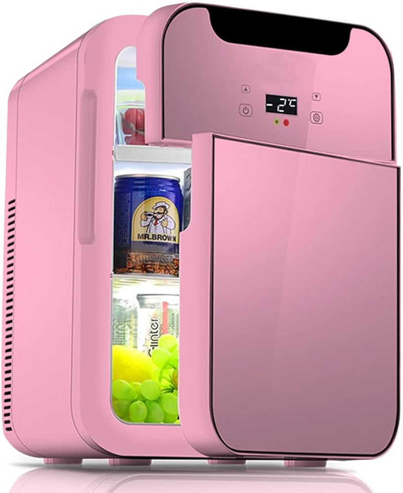 Amazon | 冷蔵庫 20L ミニ冷蔵庫 LCD温度表示 冷温庫 ペルチェ式 収納