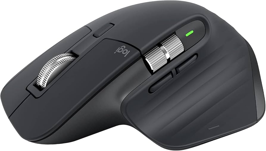 Mouse sem fio Logitech MX Master 3S com Sensor Darkfield para Uso