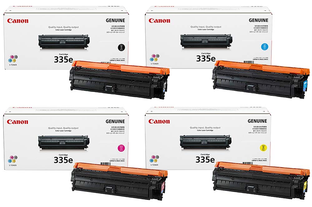 Amazon.co.jp: CANON トナーカートリッジ335e 4色セット 純正品