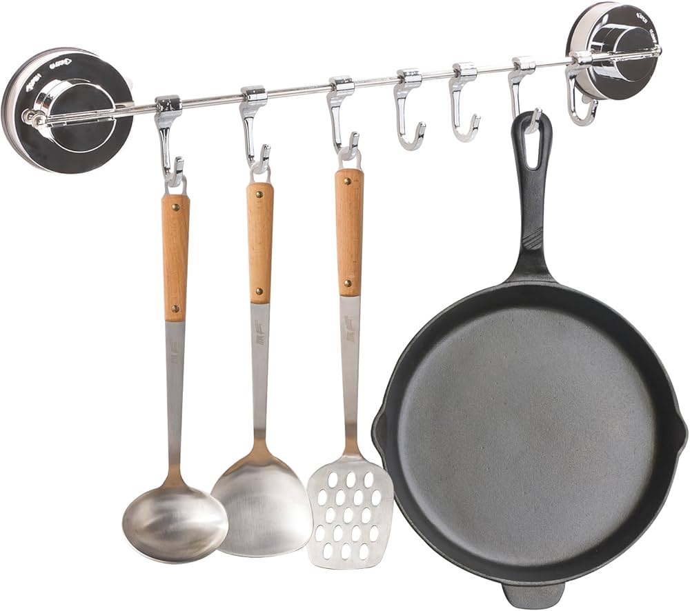 Amazon.co.jp: やぬき キッチンツールフック 7個フック キッチンラック