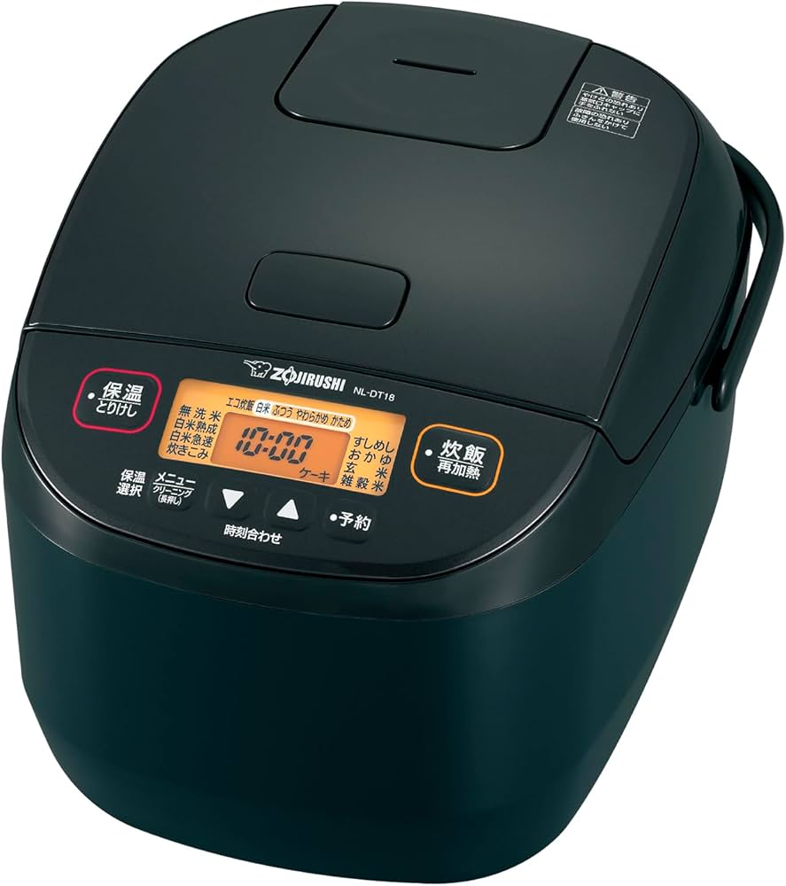 Amazon | 象印マホービン 炊飯器 1升 ブラック NL-DT18-BA | 象印