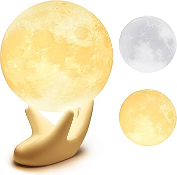 Amazon.com: Mydethun 3.5 Inch 3D Moon Lamp – Valentine Gifts for