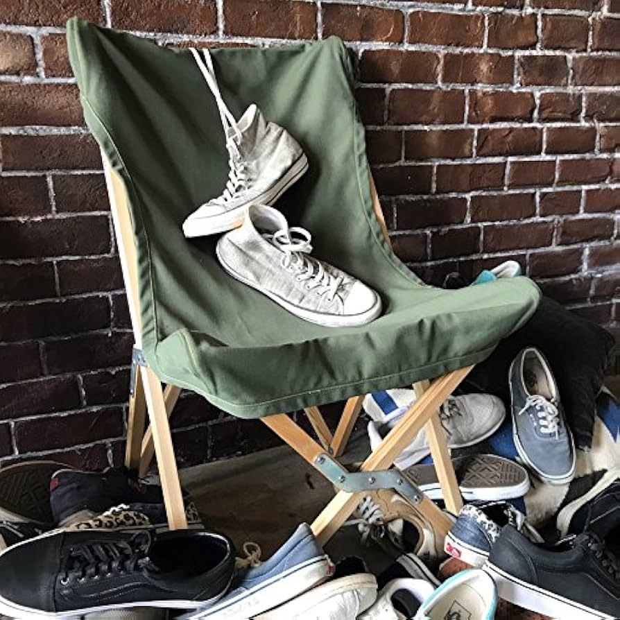 Amazon｜ダルトン(Dulton) 椅子 ウッデンビーチチェアー オリーブ 高さ