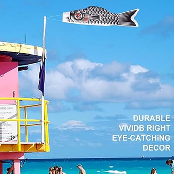 Amazon.com : GORGECRAFT 46.5 Inch Japanese Carp Flag Polyester 3D