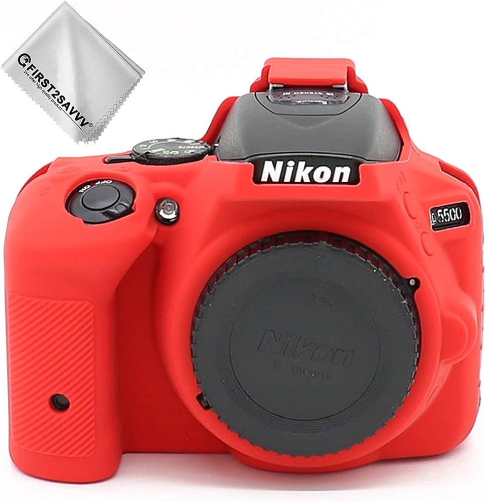 Amazon | 赤ニコン Nikon D5500 D5600 専用 TPUシリコンカメラバッグ