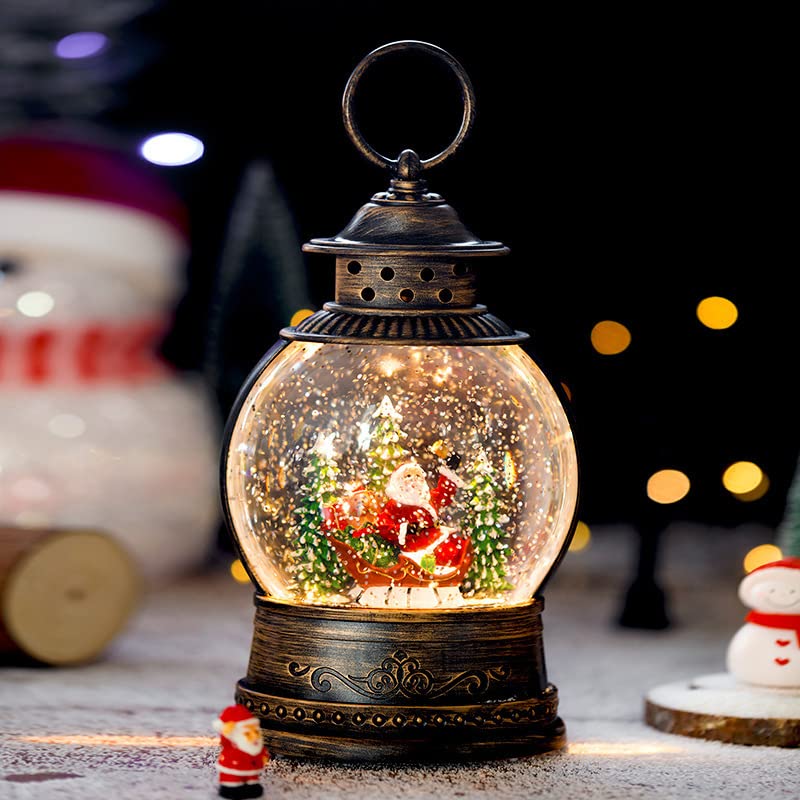 Amazon.co.jp: クリスマスデコレーション クリスマスランタン スノー