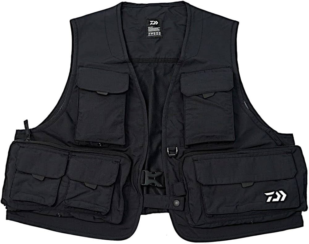 Amazon | ダイワ(DAIWA) フィッシングベスト DV－3423 ブラック