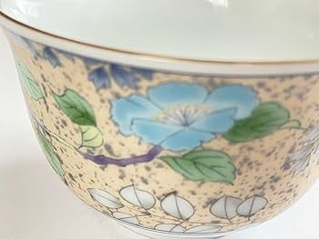 Amazon | 前畑陶器庫山窯花銀彩湯呑5客セット生産終了逸品 | ノー