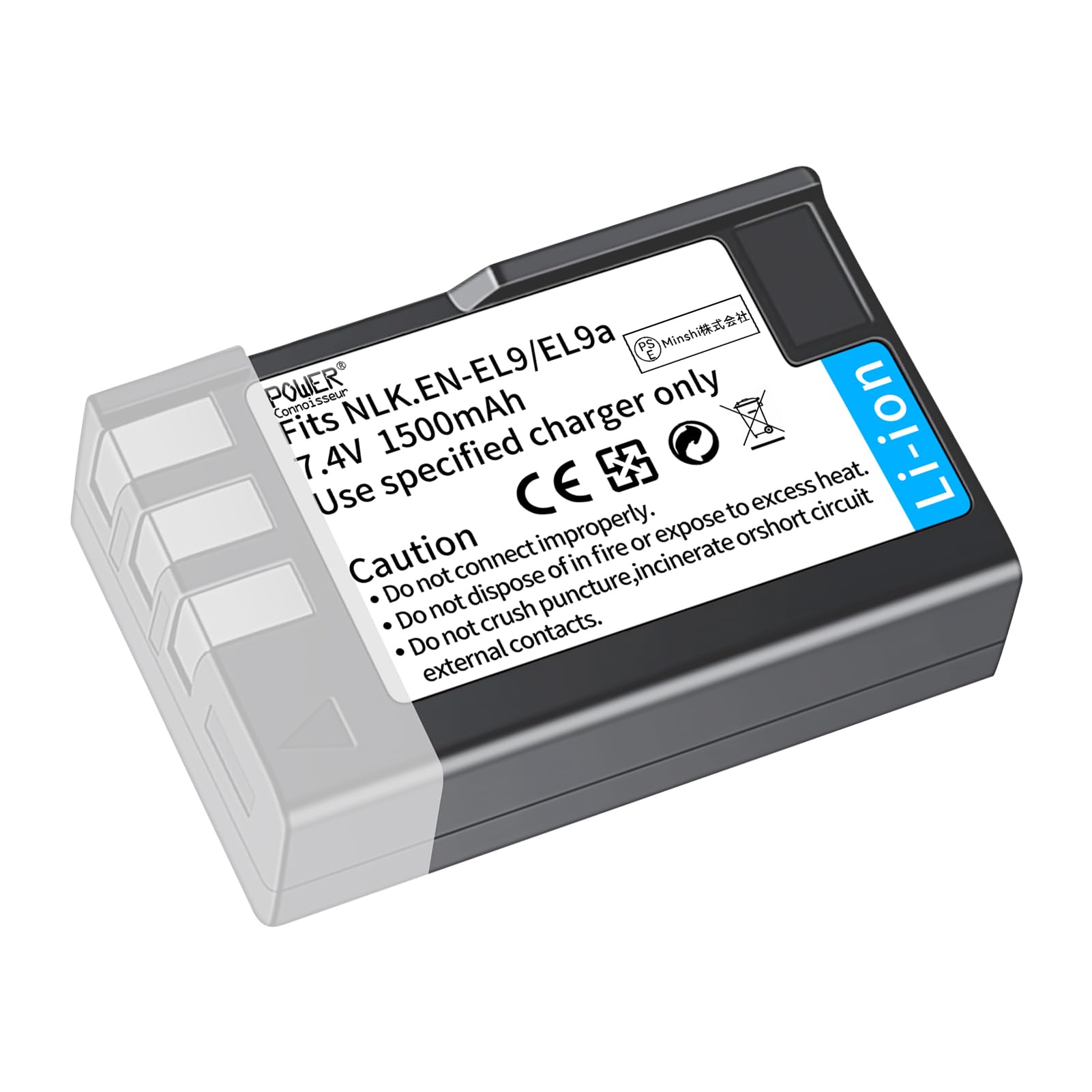 Amazon | 「Power-connoisseur」 NIKON対応 EN-EL9、EN-EL9a、EN-EL9e