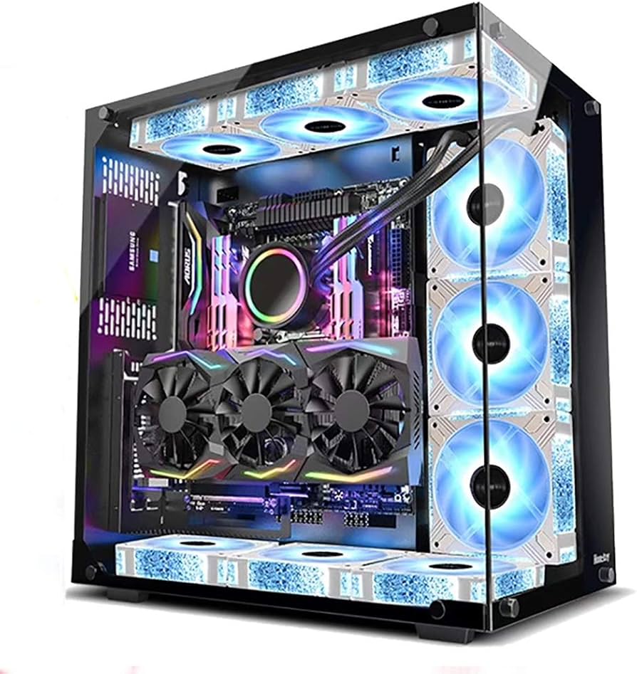 Amazon.co.jp: コンピュータケース デスクトップコンピュータケース