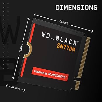 Amazon | WDS100T3X0G [WD_BLACK SN770M NVMe SSD（1TB M.2(2230) PCIe