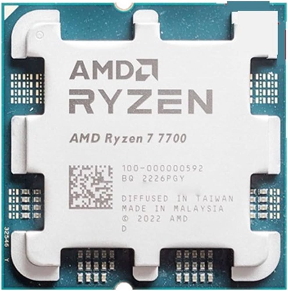 Amazon | コンピューター アクセサリー AMD Ryzen 7 7700 R7 7700 3.8