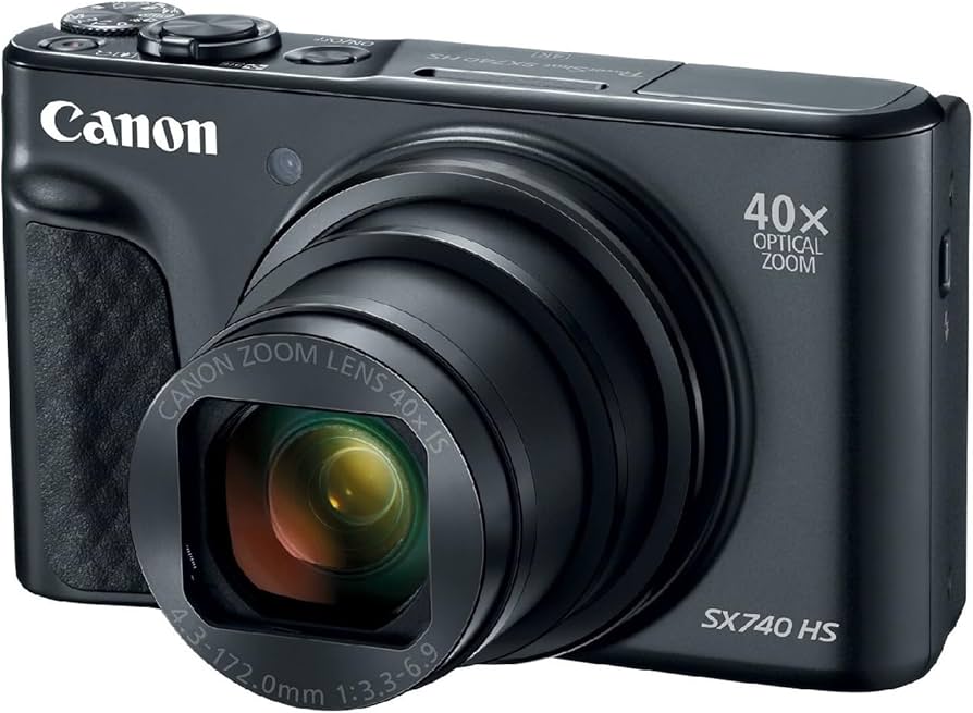 Amazon.com : Canon Powershot SX740 HS Digital Camera (Black