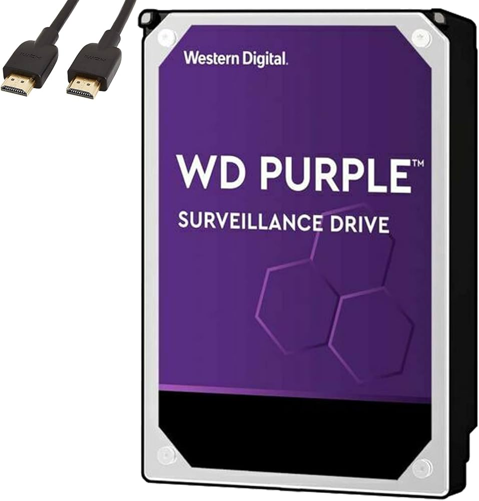 Amazon | Western Digital - WD 8TB パープル 監視 内蔵ハードドライブ