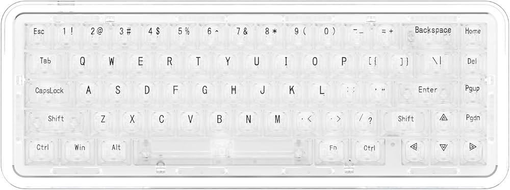 Amazon.co.jp: FIRSTBLOOD Only GAME.B67 67キーアクリル透明トリプル