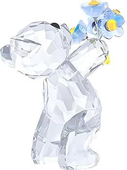 Amazon.com: SWAROVSKI Kris Bears Forget Me Not, Clear Swarovski