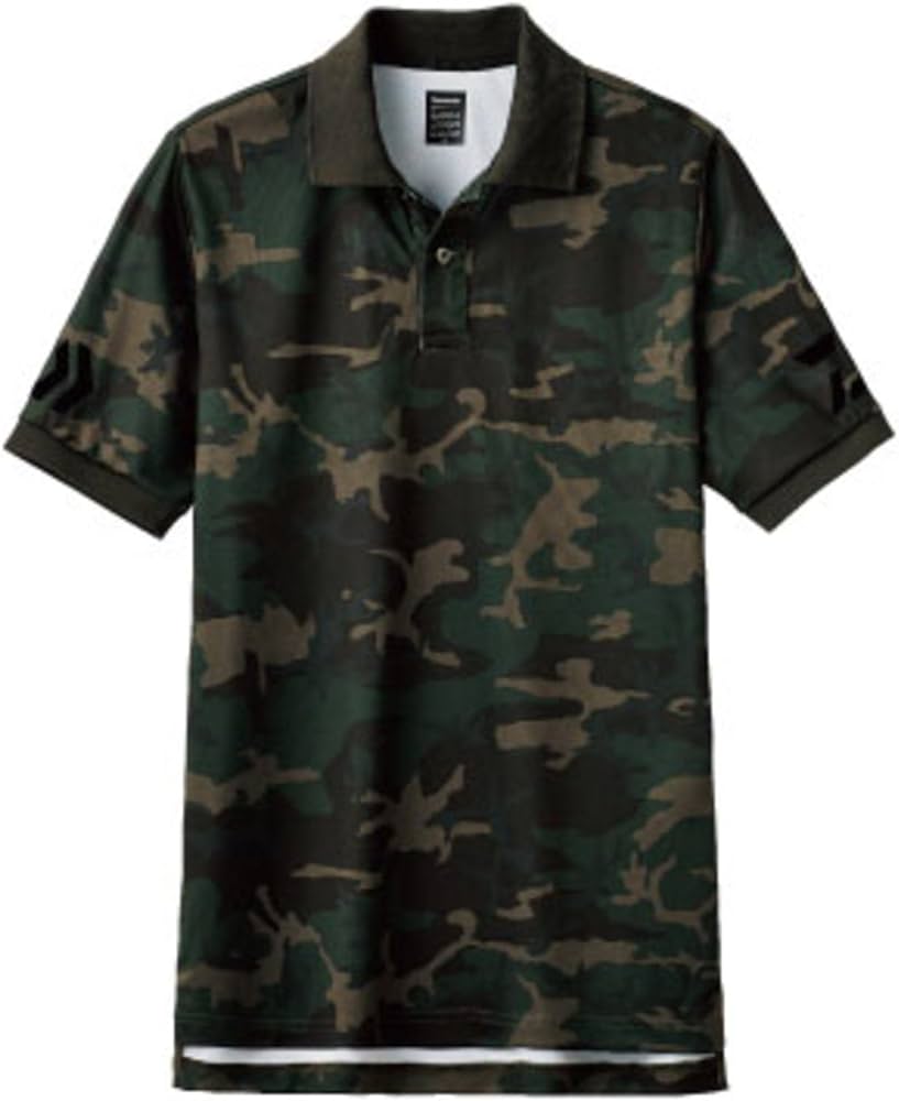 Amazon.co.jp: ダイワ(DAIWA) 半袖ポロシャツ グリーンカモ×ブラック S