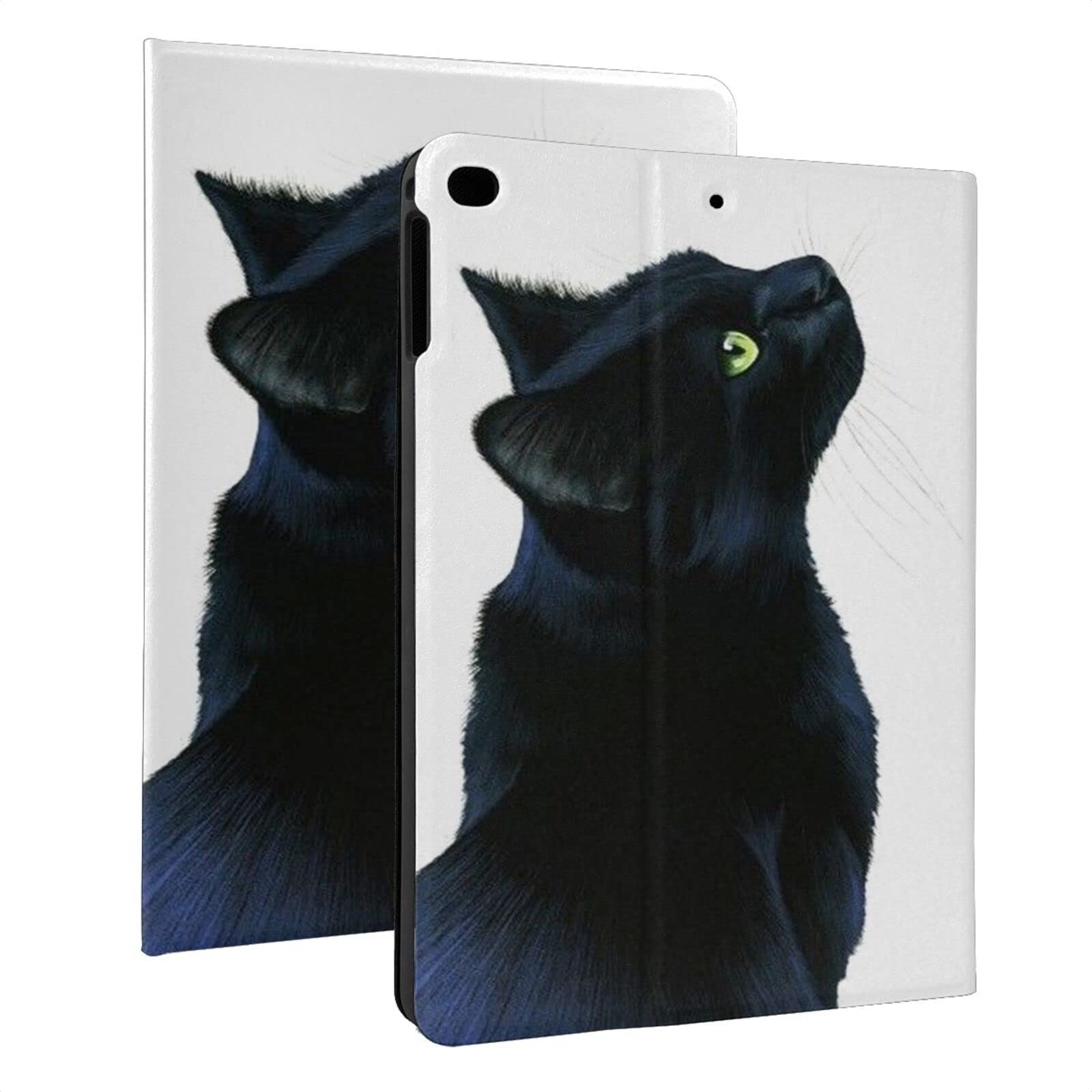 Amazon.co.jp: 可愛らしい 猫颜 猫柄 黒猫 iPad ケース iPad mini4/5