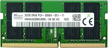 Hynix 32GB DDR4 PC4-21300 2666MHz 260-pin SO-DIMM ram memory at