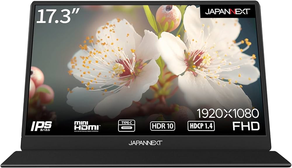 Amazon.co.jp: JAPANNEXT 17.3インチ モバイルモニター IPS パネル