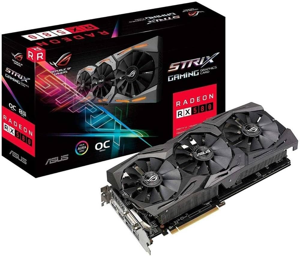 Amazon | ASUS Strixシリーズ AMD Radeon RX580搭載ビデオカード ROG