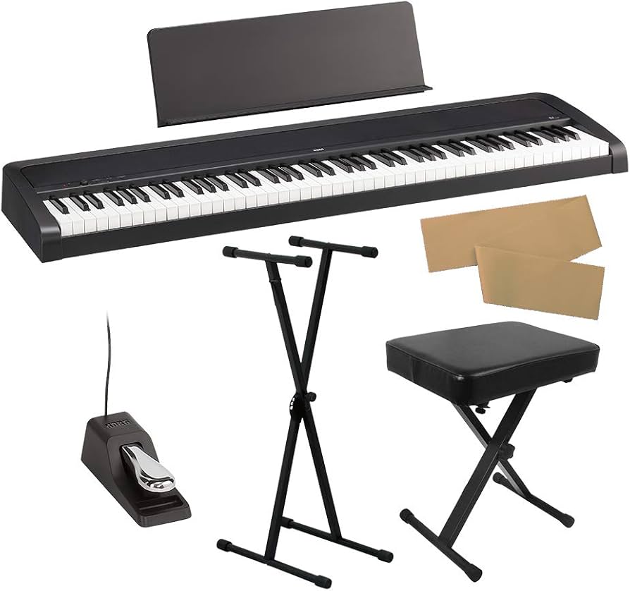 Amazon | KORG B2 ブラック X型スタンド・Xイスセット 電子ピアノ 88