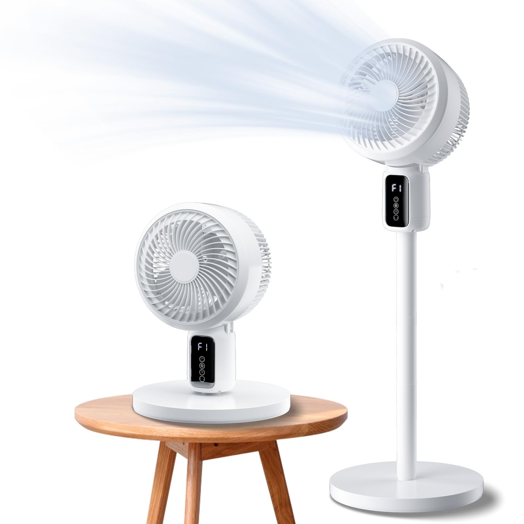 Amazon | サーキュレーター【遠隔操作＆節電対策】風量3段階調節