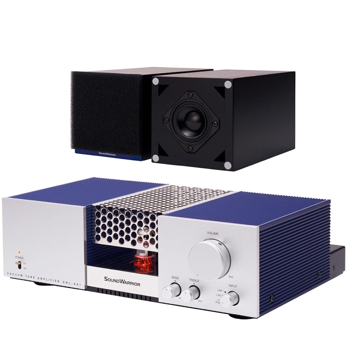 Amazon.co.jp: SOUND WARRIOR 日本製 真空管アンプ スピーカー セット