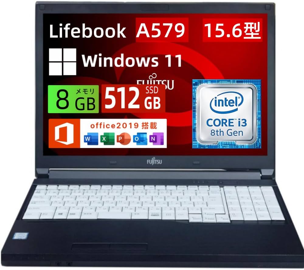 Amazon.co.jp: 【整備済み品】富士通 ノートパソコン LifeBook A579