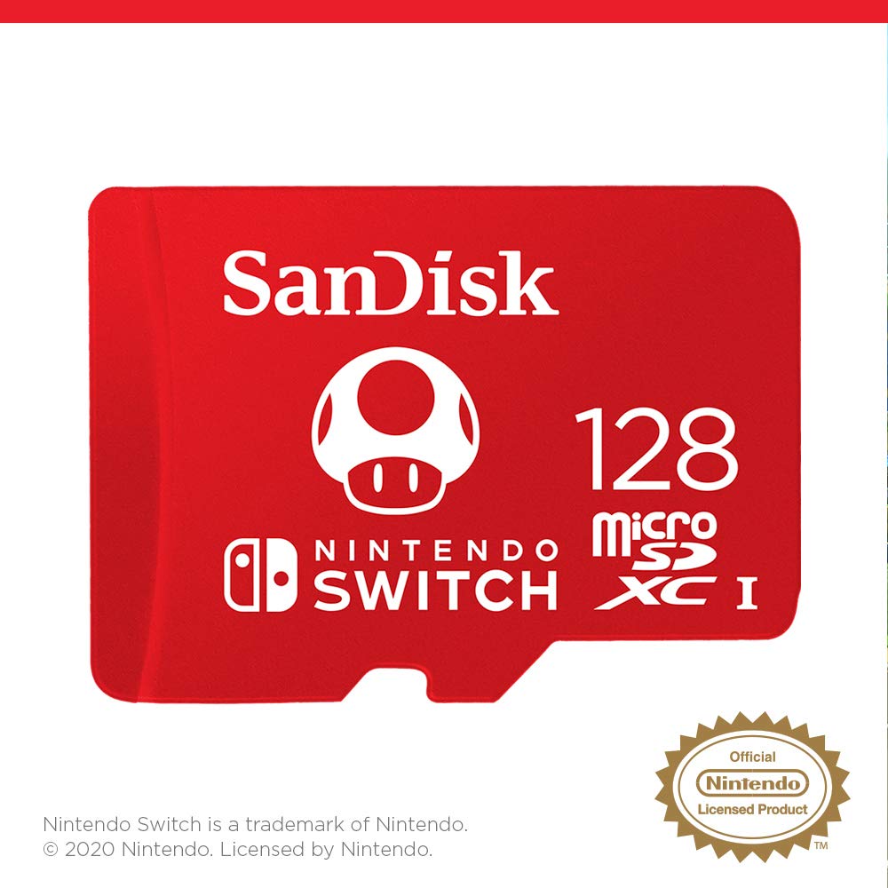 Amazon | SanDisk 128GB 2パック microSDXCカード、Nintendo Switch