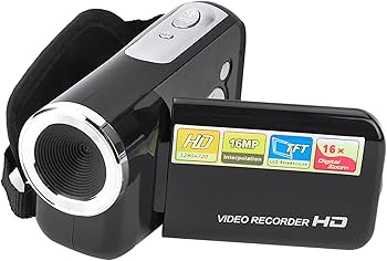 Amazon | VBESTLIFE HD ビデオカメラ 16倍デジタルズーム 自分撮り TFT