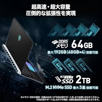 Amazon | 【最新Core i9(第14世代 HX) & RTX 4080搭載・モンスター