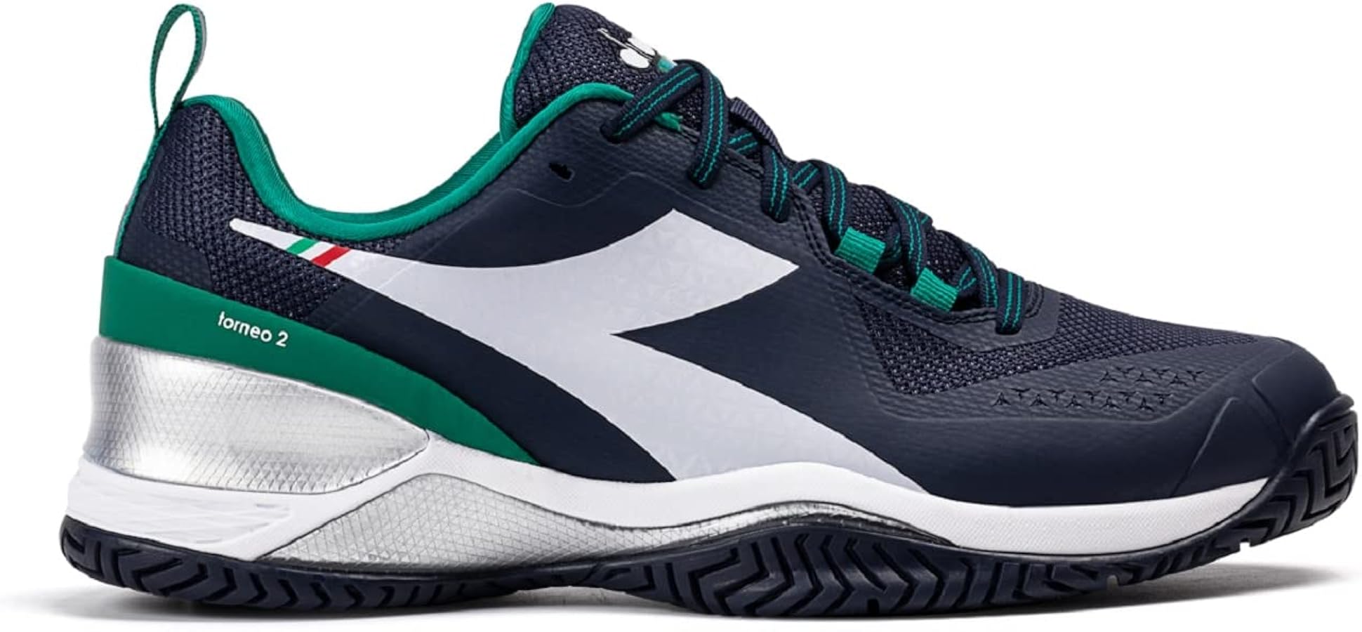 Amazon | Diadora メンズ Blushield Torneo 2 AG テニスシューズ, Blue