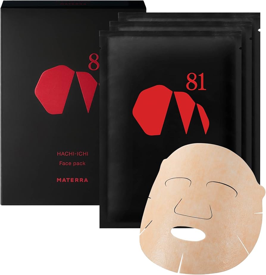 Amazon.co.jp: MATERRA フェイスパック (5枚入) シートパック クレイ