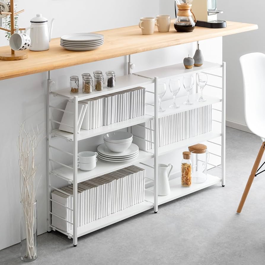 Amazon｜エア・リゾーム キッチンカウンター 下収納ラック キッチン