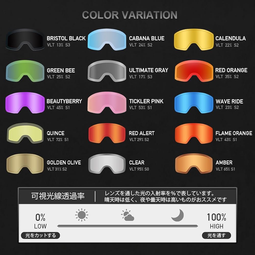 Amazon | [FIRN] フィルン スノーゴーグル URANUS スキー スノーボード