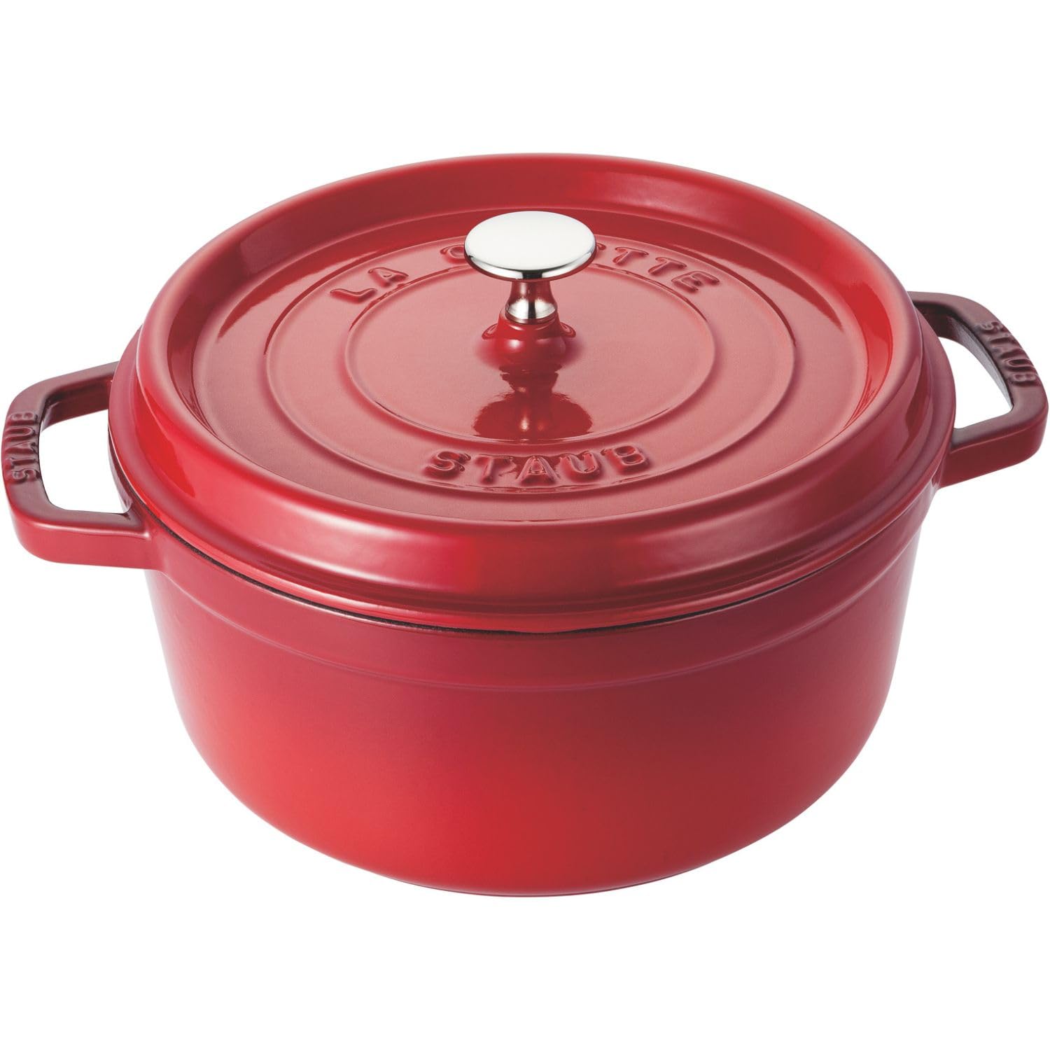 Amazon.co.jp: staub ストウブ 「 ピコ ココット ラウンド チェリー