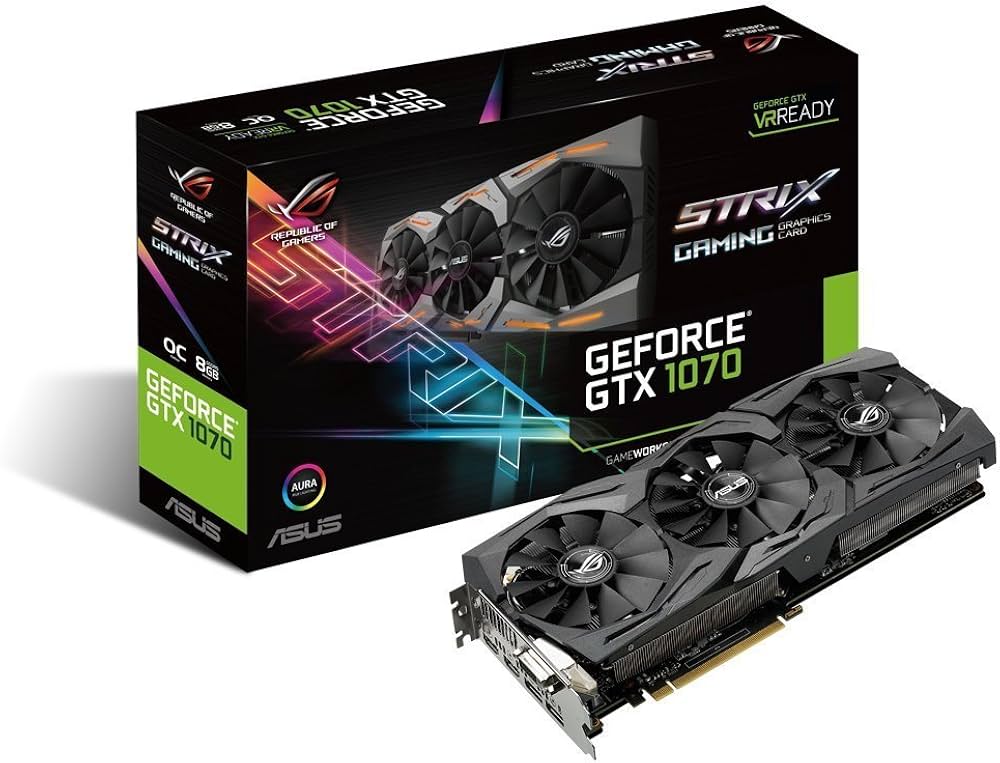 Amazon | ASUS TeK STRIX-GTX1070-O8G-GAMING 【Aura Sync対応】ROG