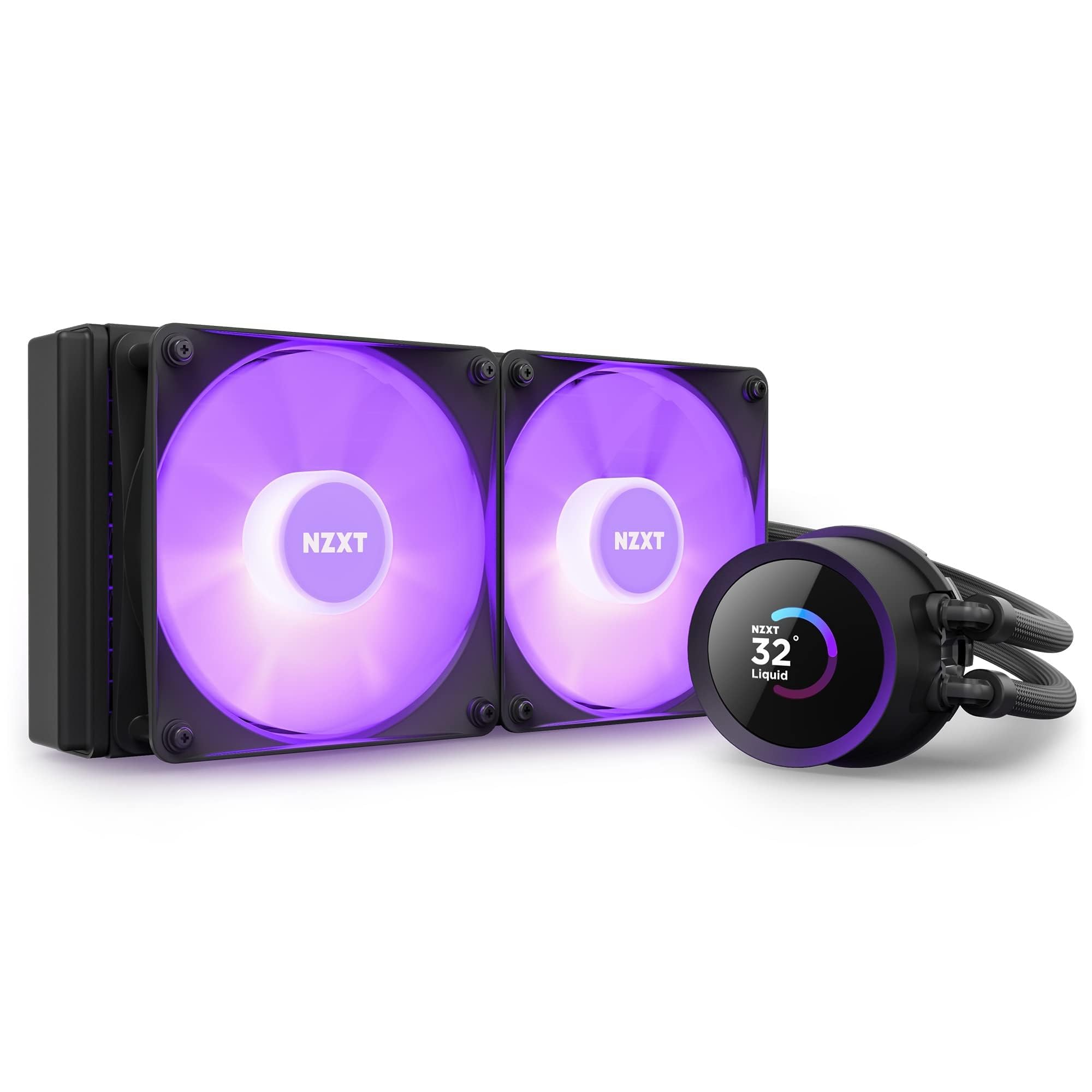 Amazon | NZXT KRAKEN RGB 240 Black 簡易水冷CPUクーラー RL-KR240-B1