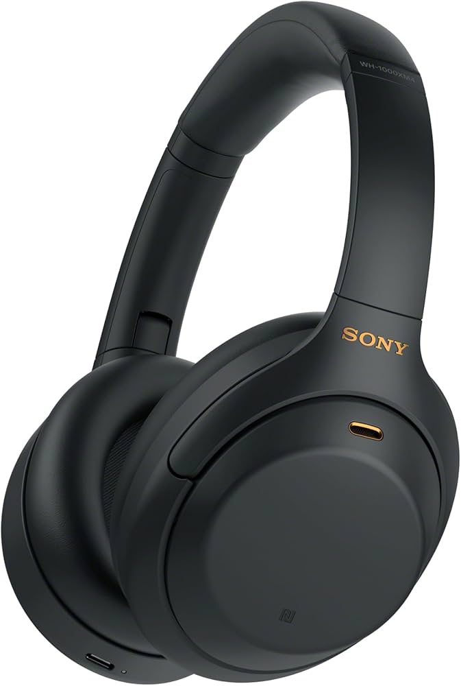 Headphone Sony WH-1000XM4 Preto sem fio Bluetooth e com Noise