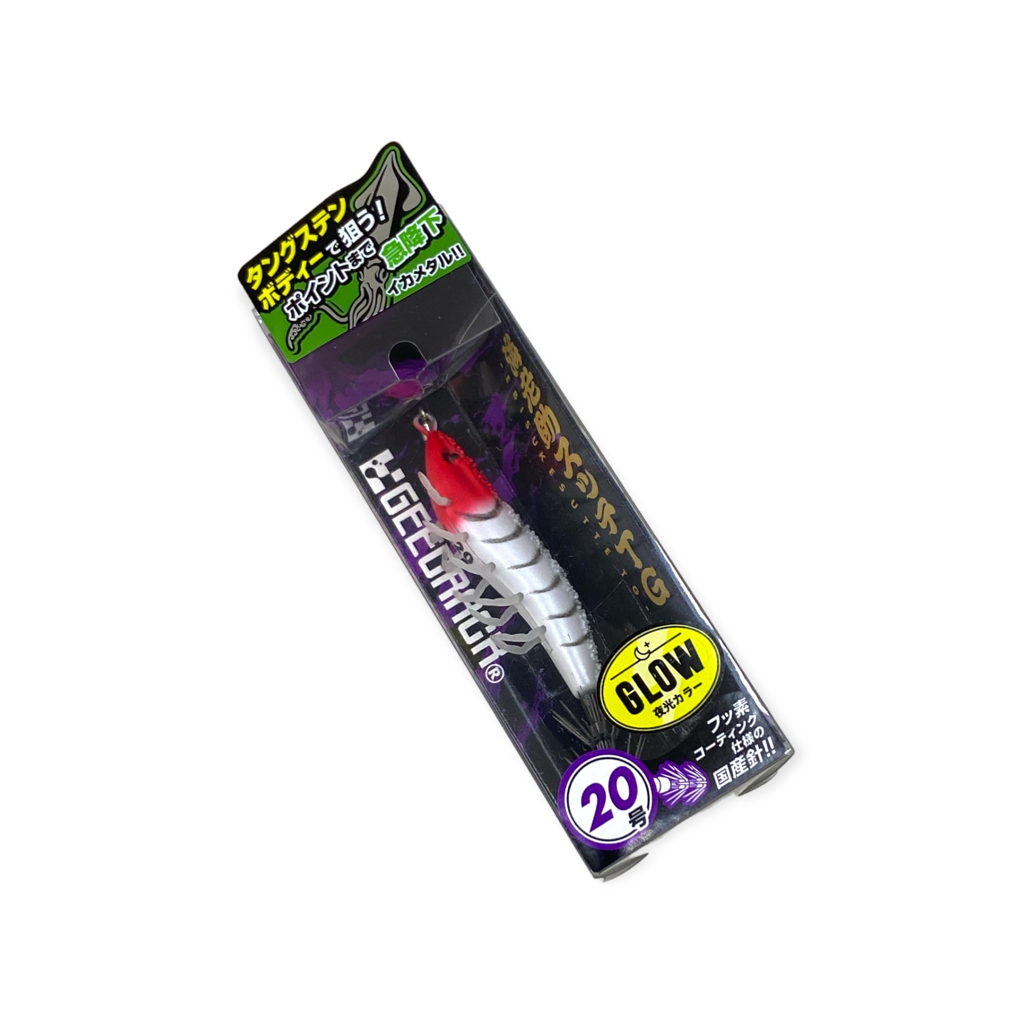 Amazon | ジークラック(GEECRACK) 海老助スッテTG 20号 (007.レッド