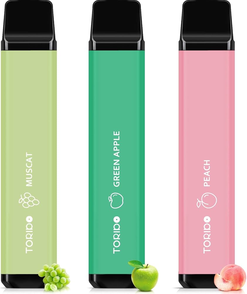 Amazon | 電子タバコ 使い捨て VAPE 7500回吸引可能 3風味 3本セット