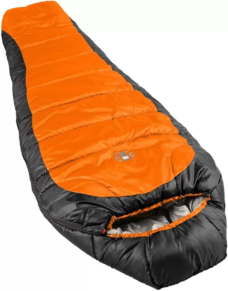 Amazon.co.jp: Coleman コールマン ノースリム マミー型 寝袋 オレンジ