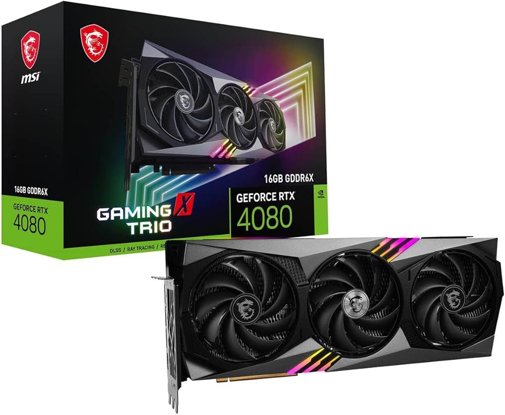 Amazon | MSI GeForce RTX 4080 16GB GAMING X TRIO グラフィック