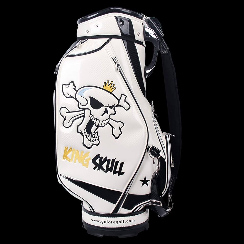 Amazon | GUIOTE Golf キャディバッグ Golf caddie bag PUレザー刺繍