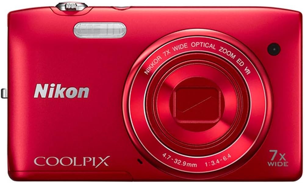 Buy Nikon Coolpix S3500 20.1MP Point and Shoot Digital Camera (Red